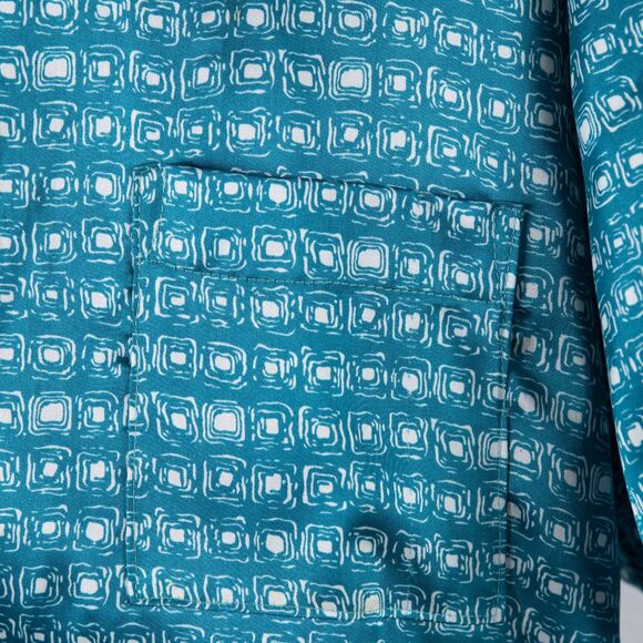 Vintage custom made green pajamas size M/L - Picture 7 of 8